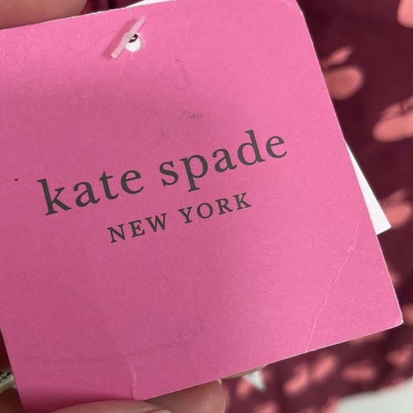 Kate Spade one shoulder swimsuit in apple print - Picture 6 of 6